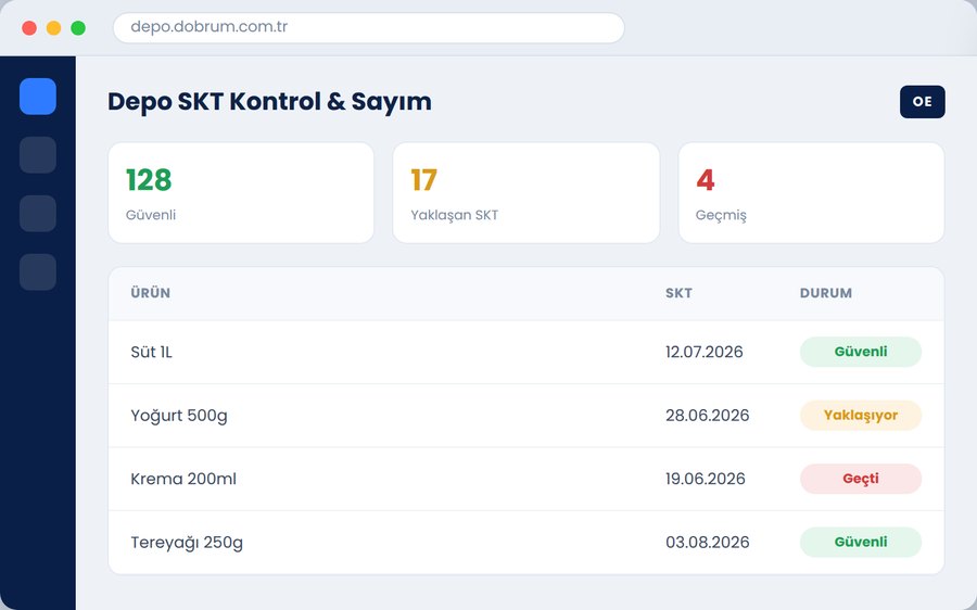 Depo SKT Kontrol & Sayım